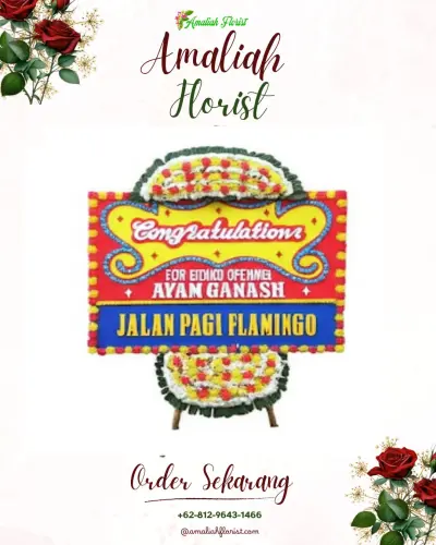 Bunga Papan Congratulation di Regolwetan